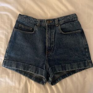 American Apparel Denim Shorts